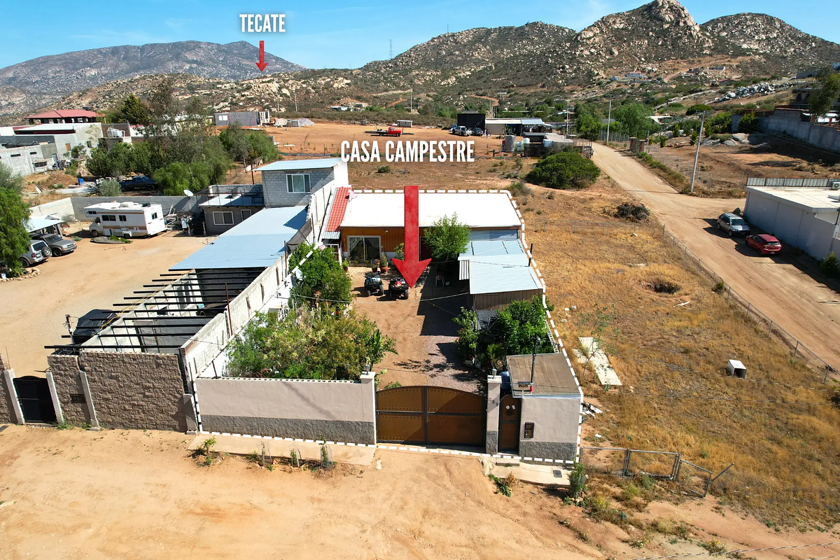 Venta Casa De Campo | Entre Tecate Y Tijuana | 500 M² De Terreno Con Extras