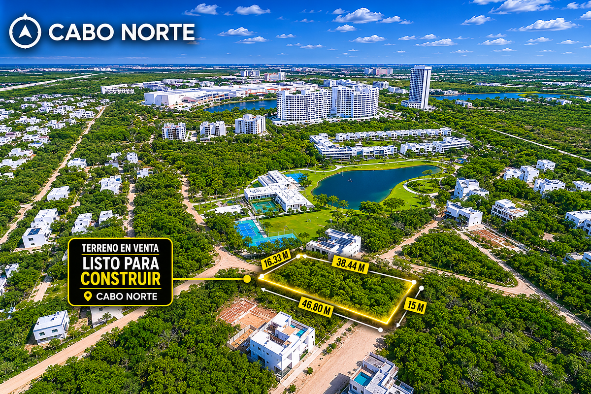 Terreno premium en venta en Privada Andana, Cabo Norte Mérida