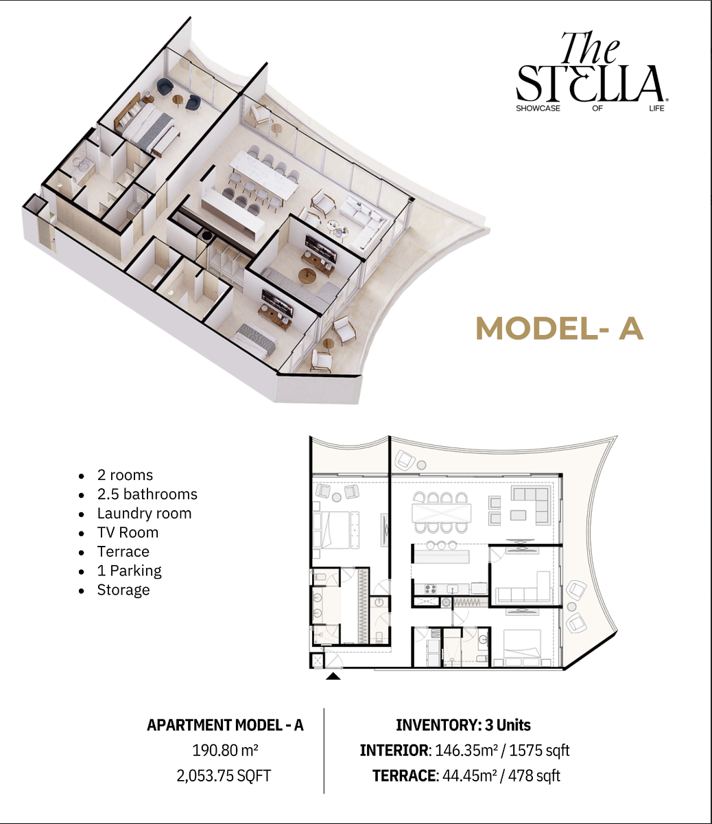 Model A 301 - Ocean Front Apartment