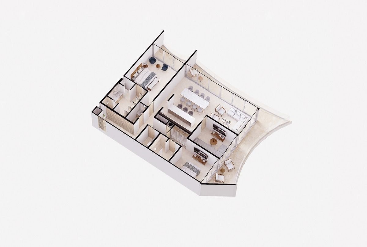 Model A 301 - Ocean Front Apartment