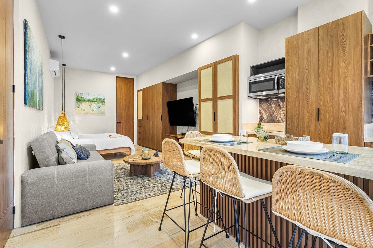 Modern Studio with Sea View from Rooftop | Premium Location in Playa del Carmen