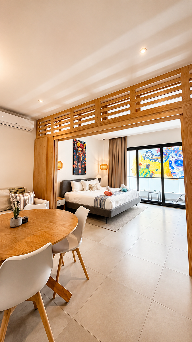 Departamento en venta en Playa del Carmen, calle 50, 43 m²