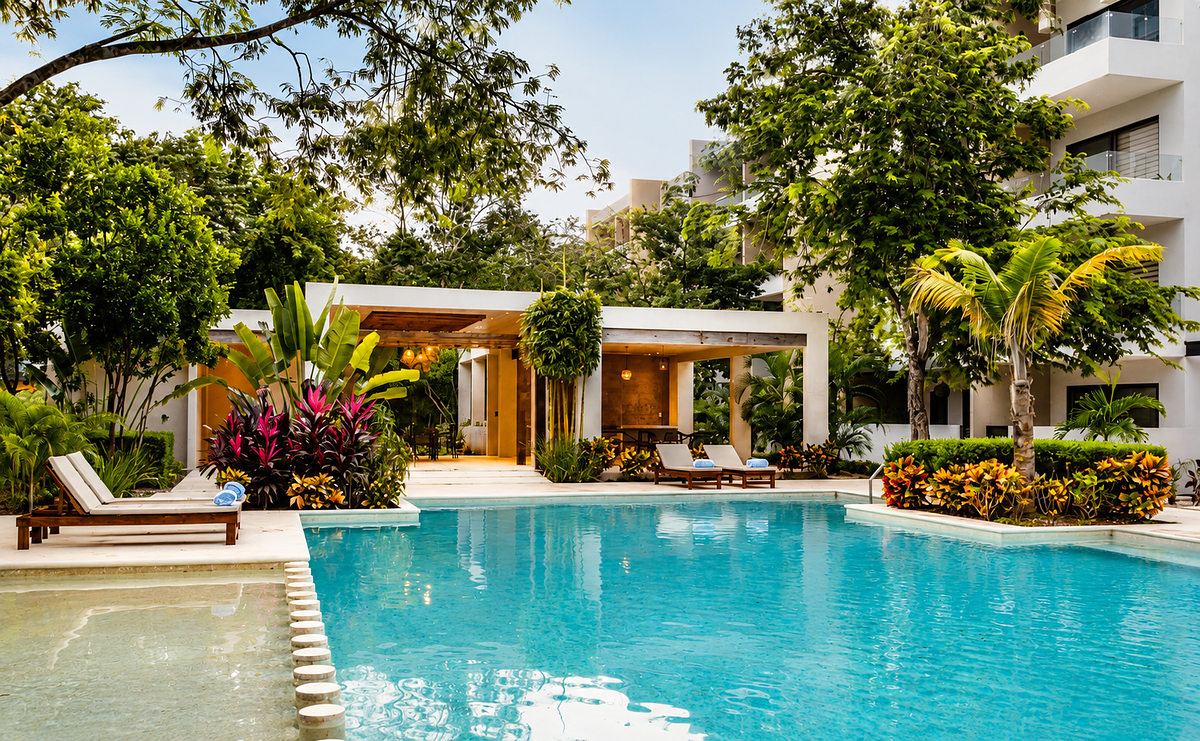 Departamento en renta de 3 recámaras en Selvanova Coto 11, Playa del Carmen