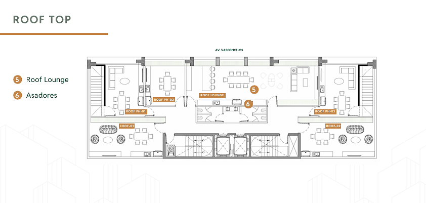 Departamento en venta en Cuauhtémoc, Jose Vasconcelos, 46 m²