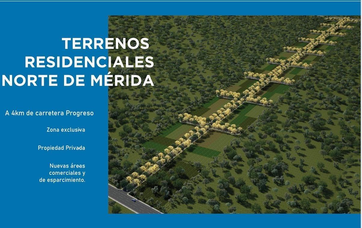 Lotes Residencial en Komchén, Las Nubes carretera Progreso Mérida