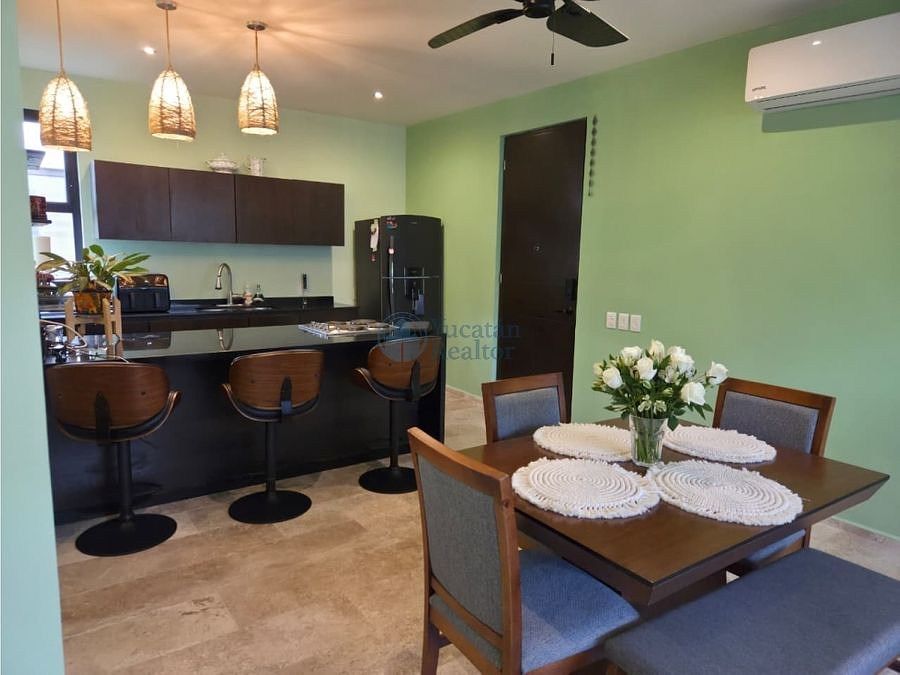 Venta de Departamento,Equipado en el Norte de Yucatán, 2 recamaras.