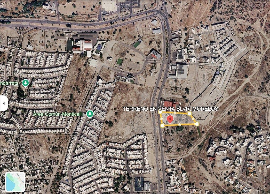 Terreno Comercial 10,462 m² sobre Blvd. Morelos — Uso