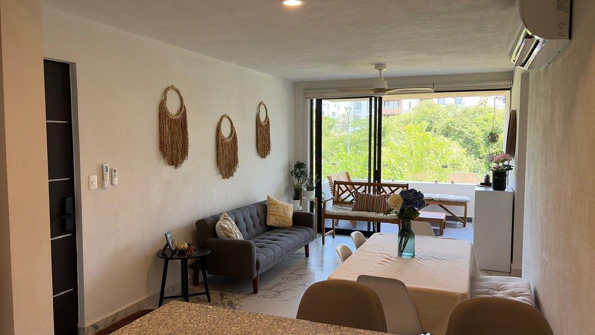 Departamento en Renta Amueblado con Alberca y Amenidades en Santa Fe Lifestyle