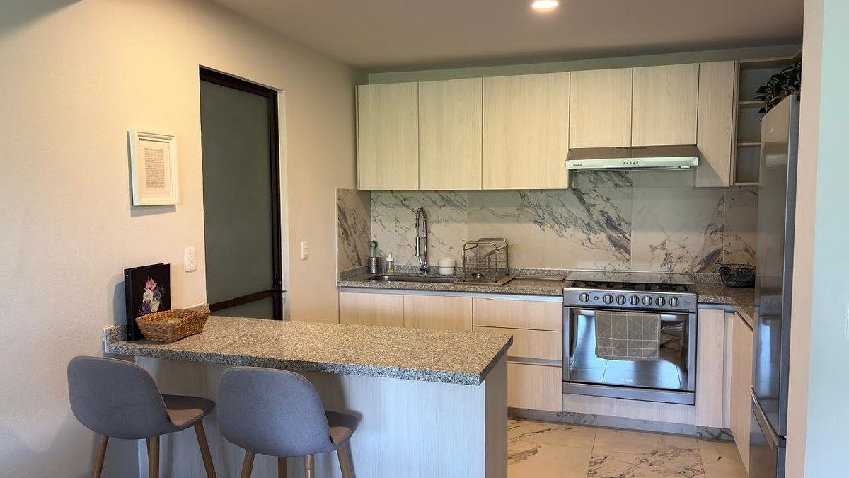 Departamento en Renta Amueblado con Alberca y Amenidades en Santa Fe Lifestyle