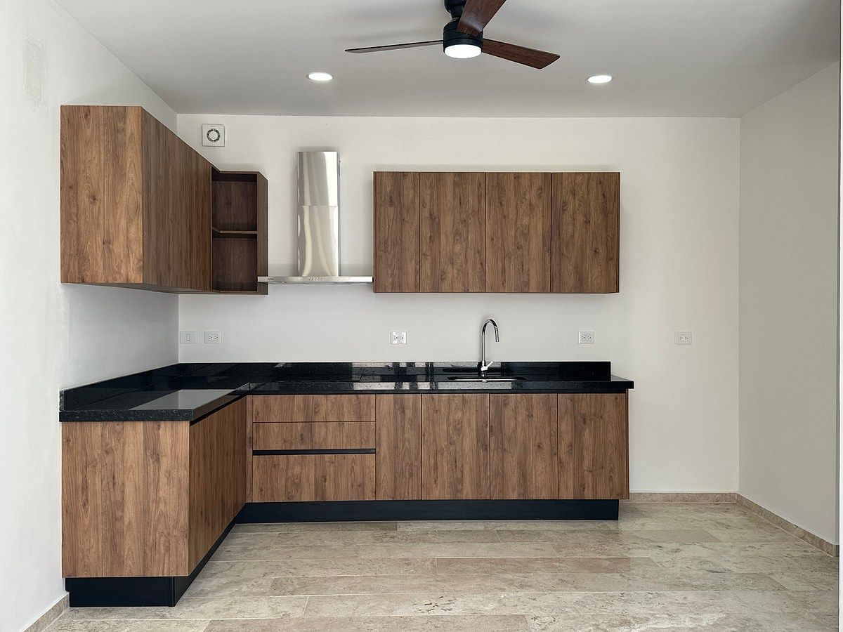 Estrena departamento con terraza y patio privado en Temozón Norte