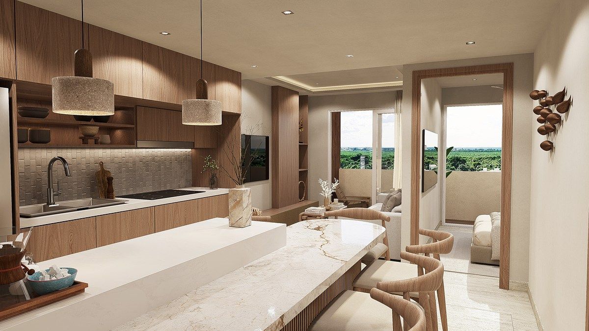 Departamento en venta en Puerto Morelos, CALLE 52 SM 17, 53 m²