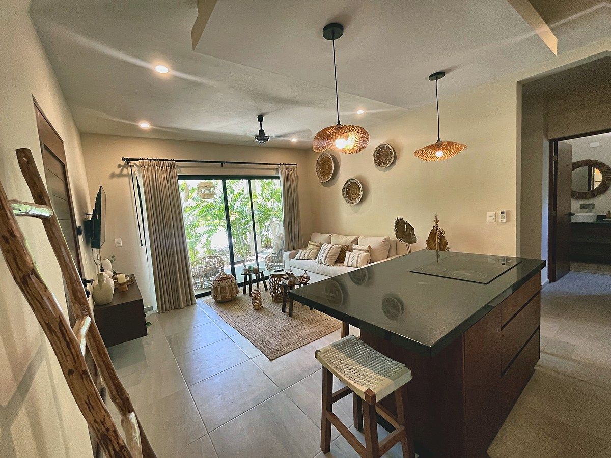 Departamento en alquiler en Tulum, Calle 18 Sur, 52 m²