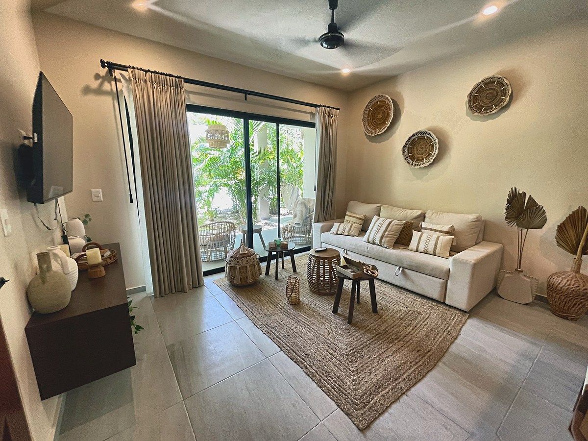 Departamento en alquiler en Tulum, Calle 18 Sur, 52 m²