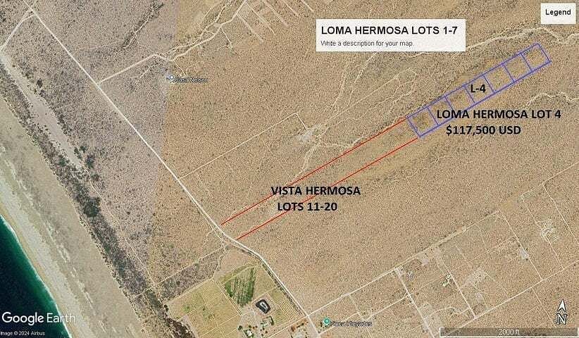 Terreno en venta en La Paz, Las Playitas