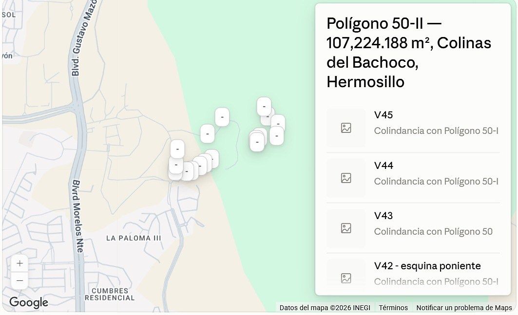 Land for sale in Hermosillo, Blvd Colinas del bachoco