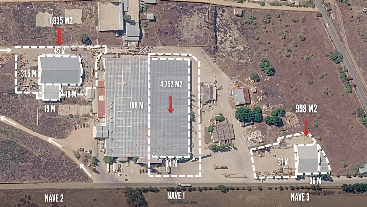 Commercial for rent in Ensenada, El Porvenir, Ensenada, Baja California, 4752 m²