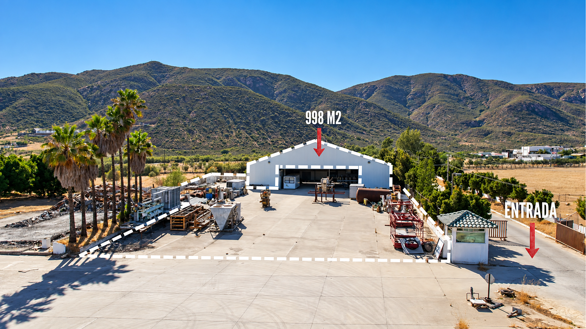 Commercial for rent in Ensenada, El Porvenir, Ensenada, Baja California, 998 m²