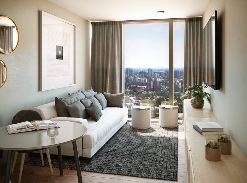 Departamento en venta en Álvaro Obregón, Blvd. Adolfo López Mateos, 52 m²