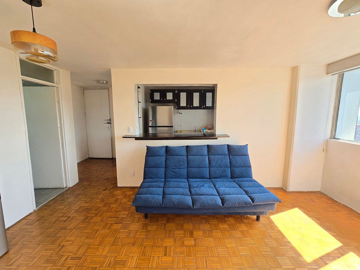 Apartment for rent in Cuauhtémoc, Avenida Manuel González, 45 m²
