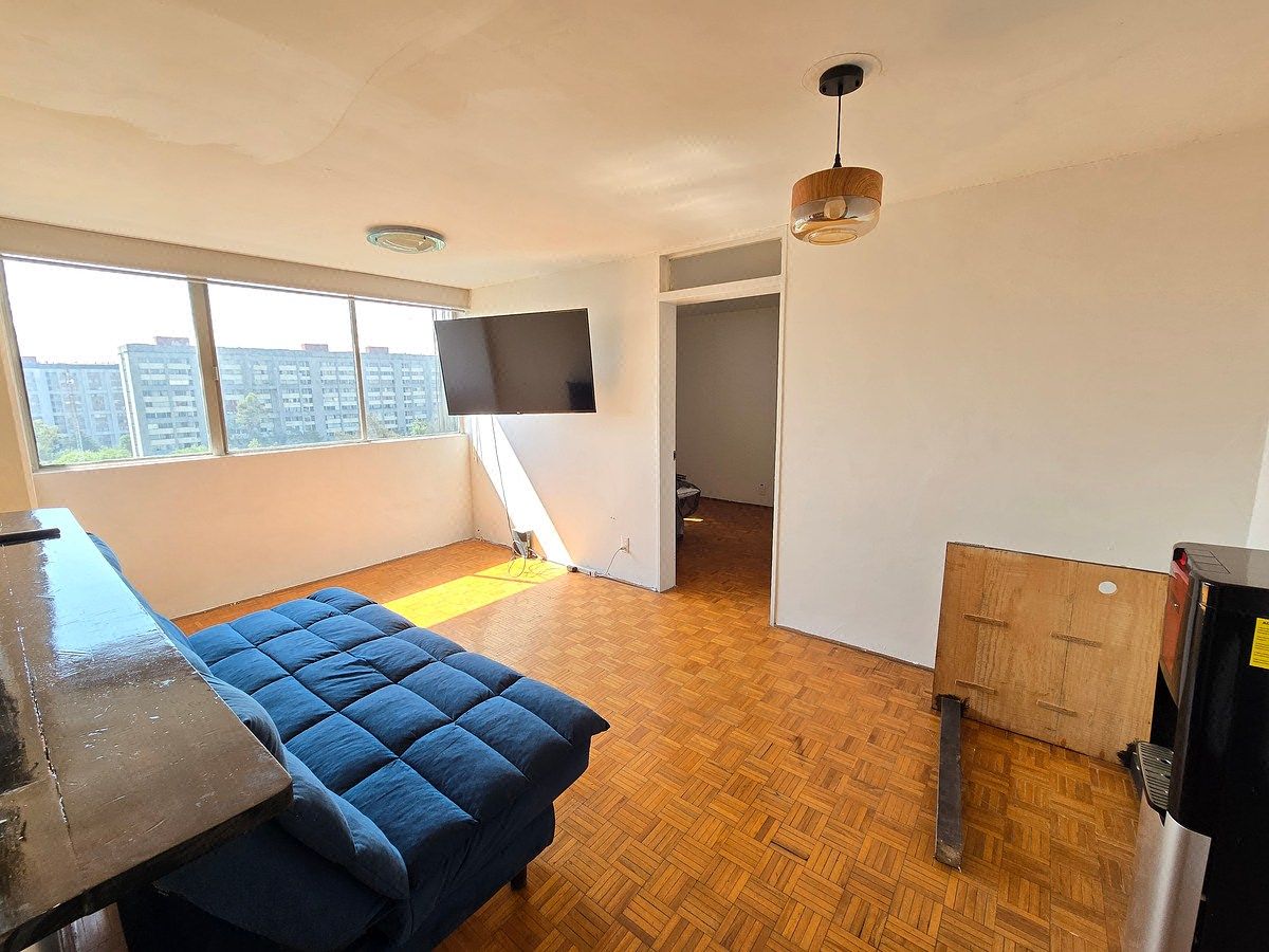 Apartment for rent in Cuauhtémoc, Avenida Manuel González, 45 m²