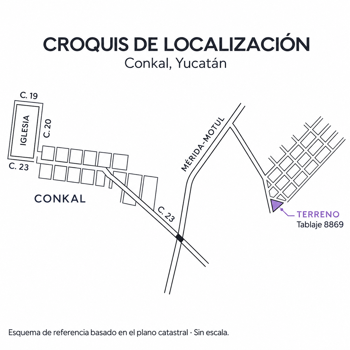 Land for sale in Conkal, Conkal, Conkal, Yucatán