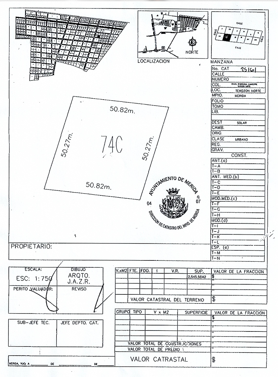 Terreno en venta en Mérida, Carretera Temozón Chablekal