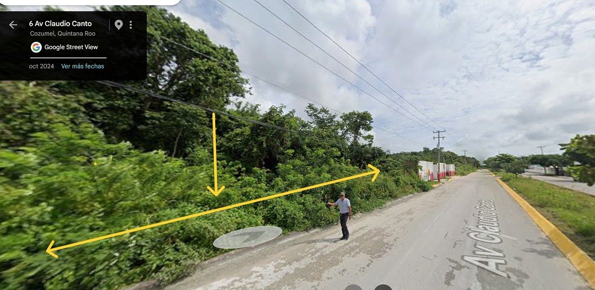 Land for sale in Cozumel, Claudio Canto Anduze Mz. 06 Lote 07
