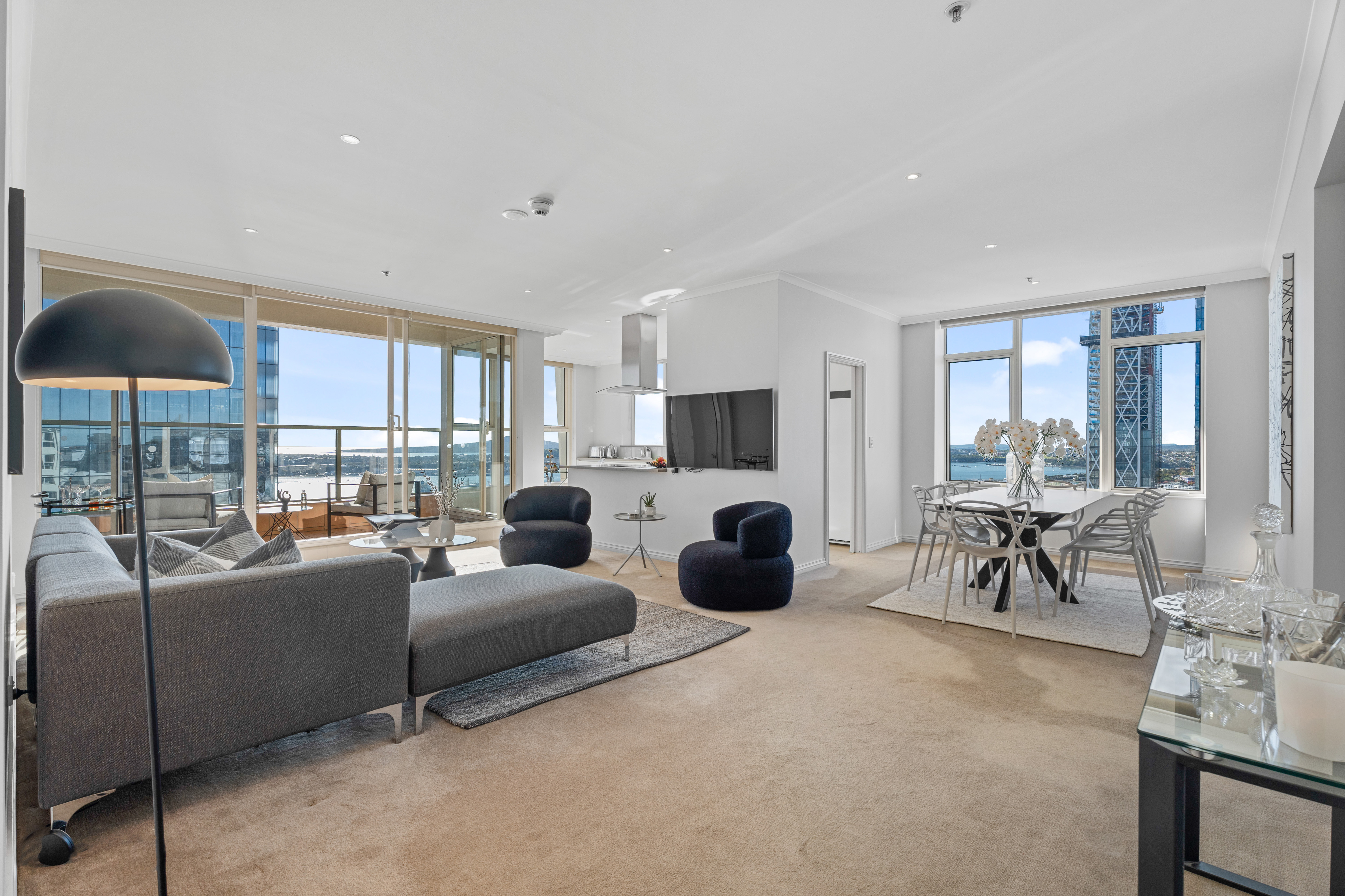 Penthouse Perfection with Stunning Water Views