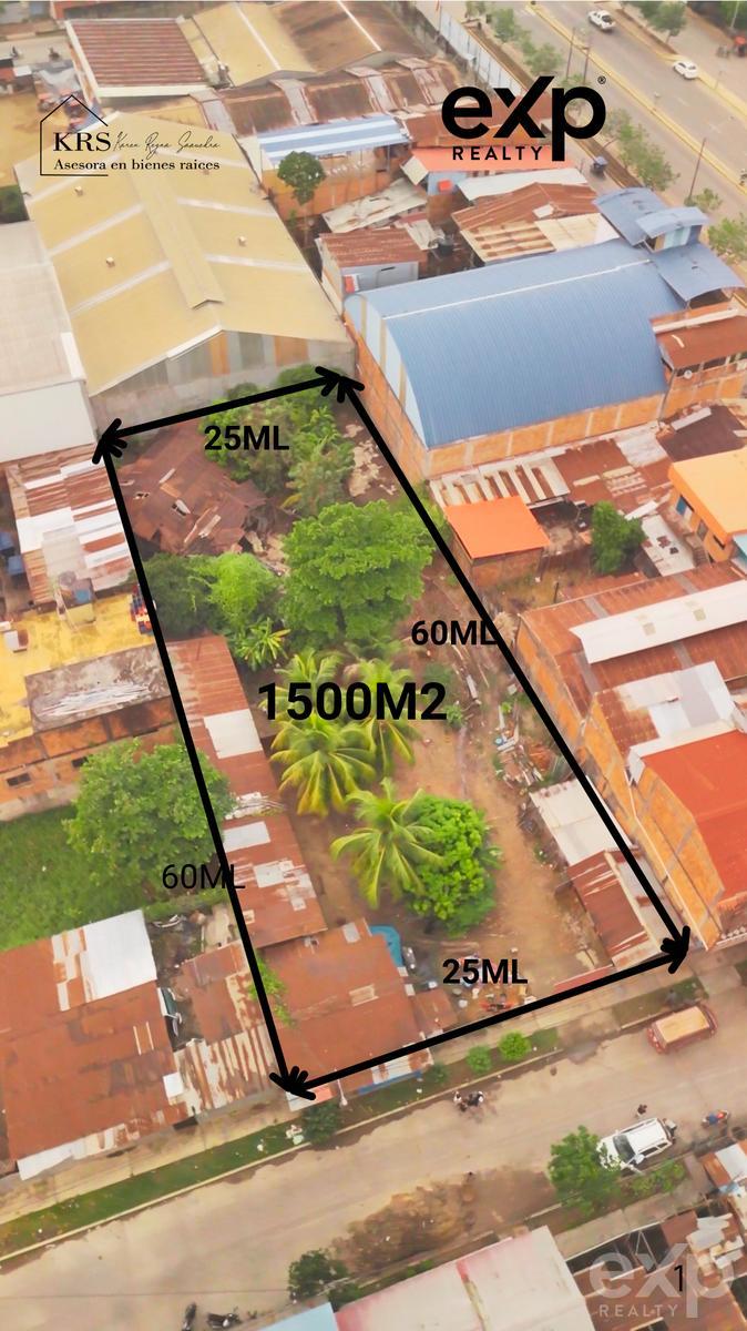 Terreno en venta en Ucayali | Coronel Portillo | Calleria, Jr. Oscar Benavides al 161, 1500 m²