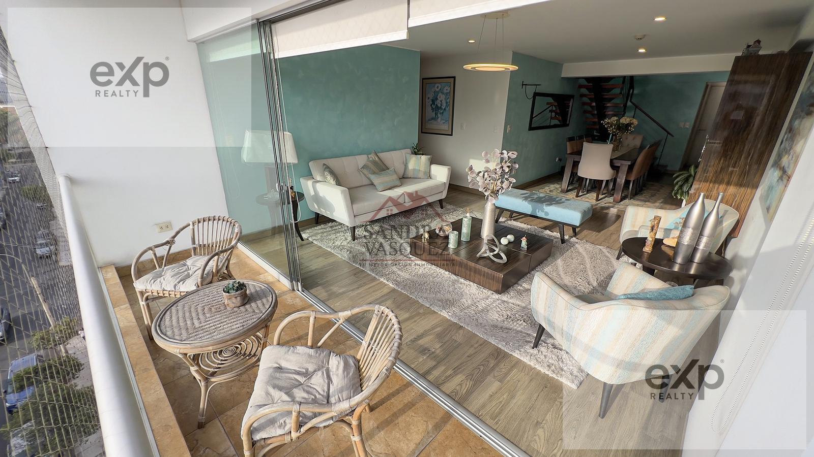 DÚPLEX EN VENTA EN MIRAFLORES 246 m² CON TERRAZA, 3 DORMITORIOS, COCHERA Y DEPÓSITO