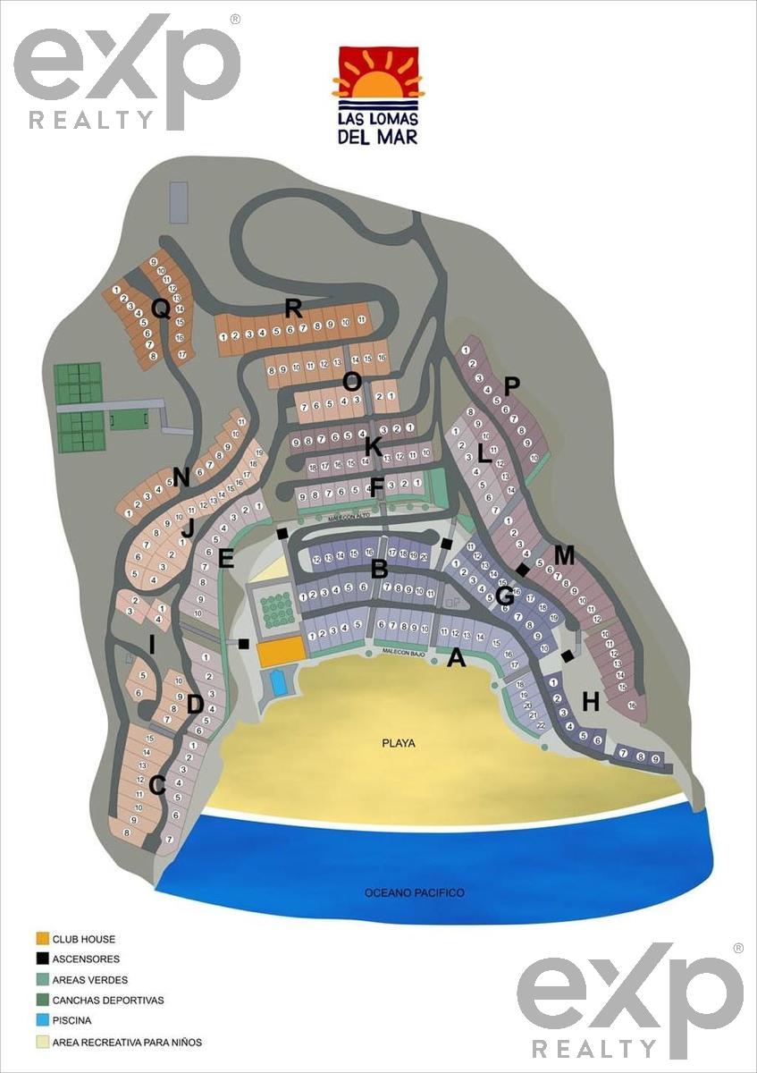 BEACHFRONT LAND WITH SEA VIEW, IN EXCLUSIVE LOMAS DEL MAR CONDOMINIUM 5