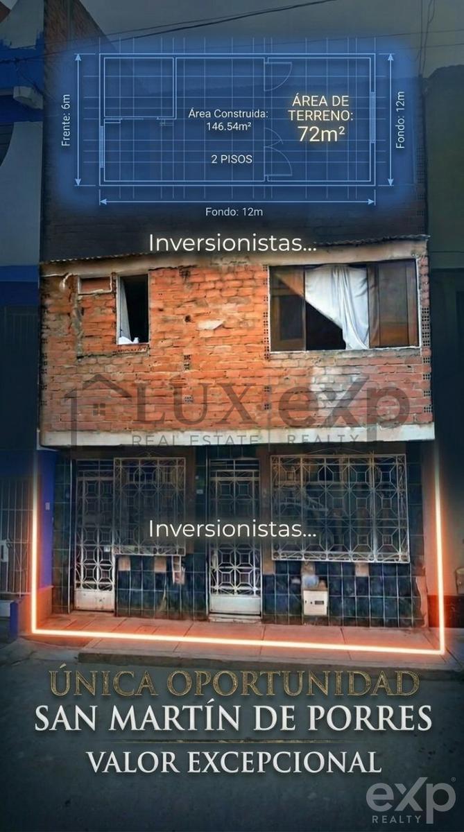 Casa en venta en Lima | Lima | San Martín de Porres, Héroes del Virgen del Carmen, 147 m²