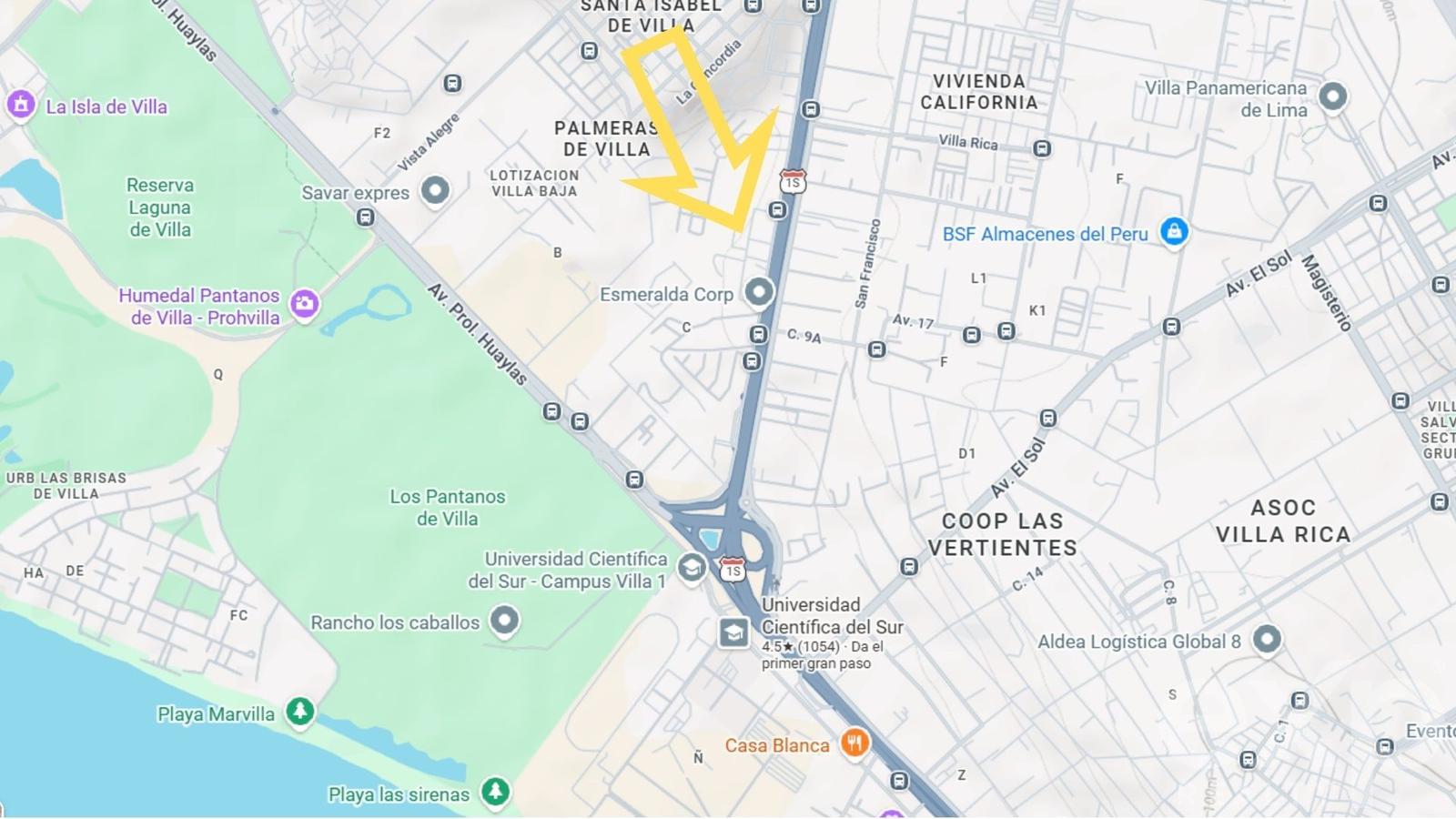 Land en venta en Lima | Lima | San Juan de Miraflores, Terreno en Km 18.5 Panamericana Sur, San Juan de MIraflores, 705 m²