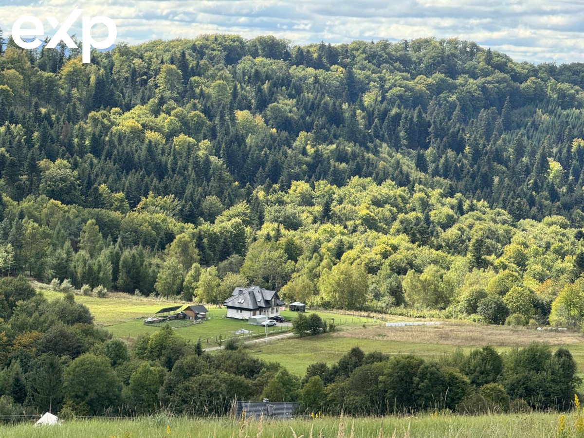 Urokliwa działka w Wujskim koło Sanoka