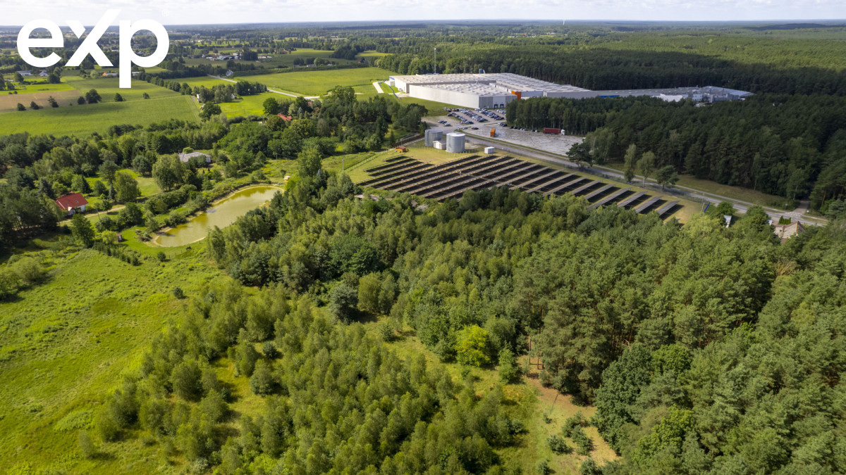 Grunt 1,9 ha w Przyłęku–WZ na dom lub usługi