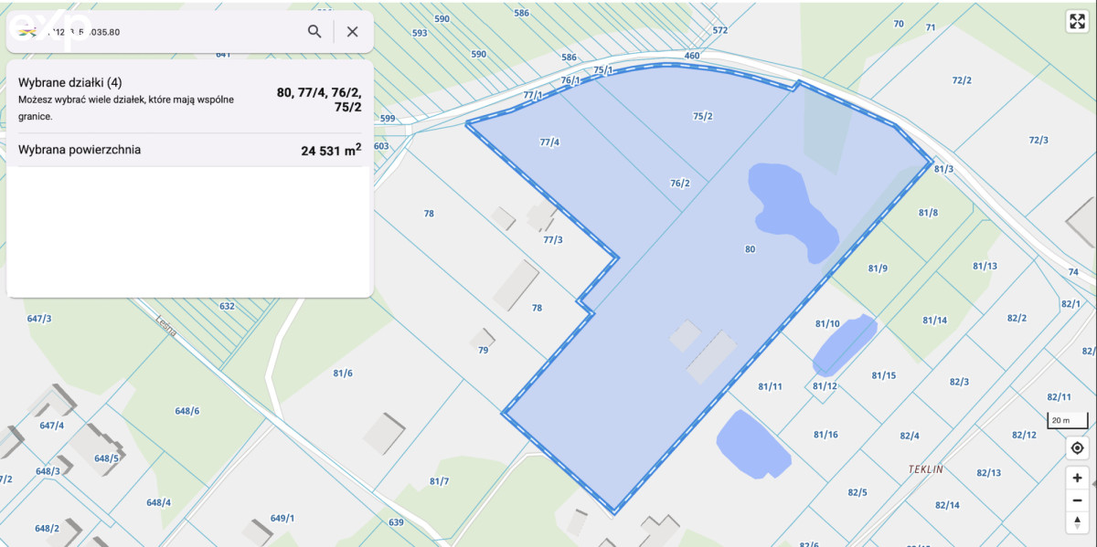 Działka (Inwestycyjna) na sprzedaż w Wojciechówka, 05-332, Wojciechówka, miński, MAZOWIECKIE, Polska, 24531 m²