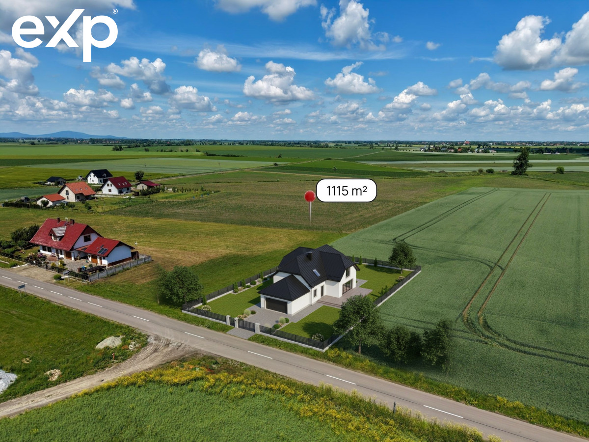 Działka pod dom 1115 m² | blisko Oławy i A4