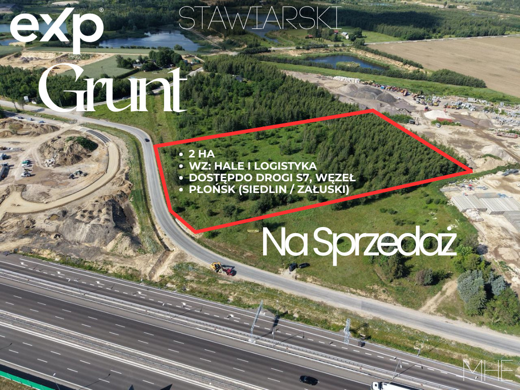 2 ha z WZ - logistyka przy węźle na S7 Płońsk