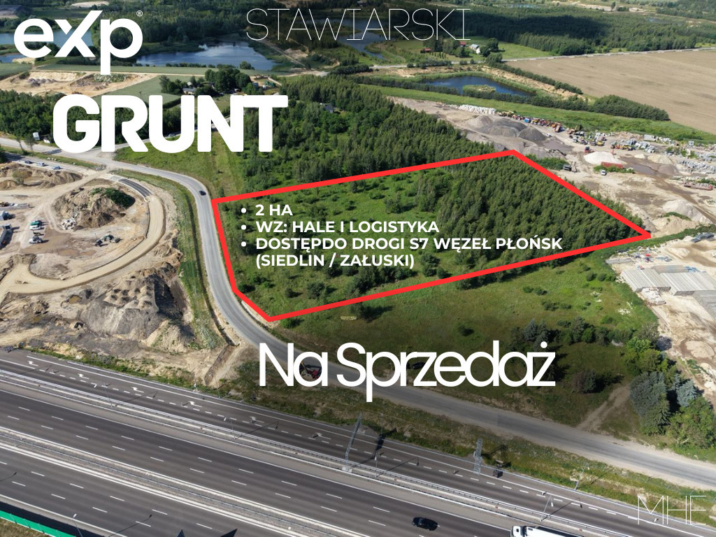 2 ha z WZ - logistyka przy węźle na S7 Płońsk