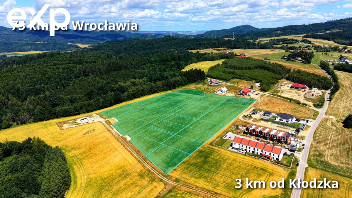 Działki budowlane z widokiem na góry