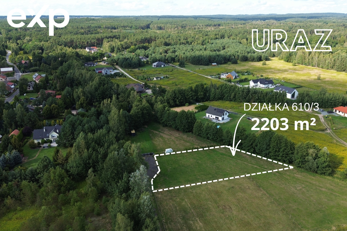 Działka (Pod zabudowę jednorodzinną) na sprzedaż w Uraz, ul., Krokusowa, 55-120, Uraz, trzebnicki, DOLNOŚLĄSKIE, Polska, 2203 m²
