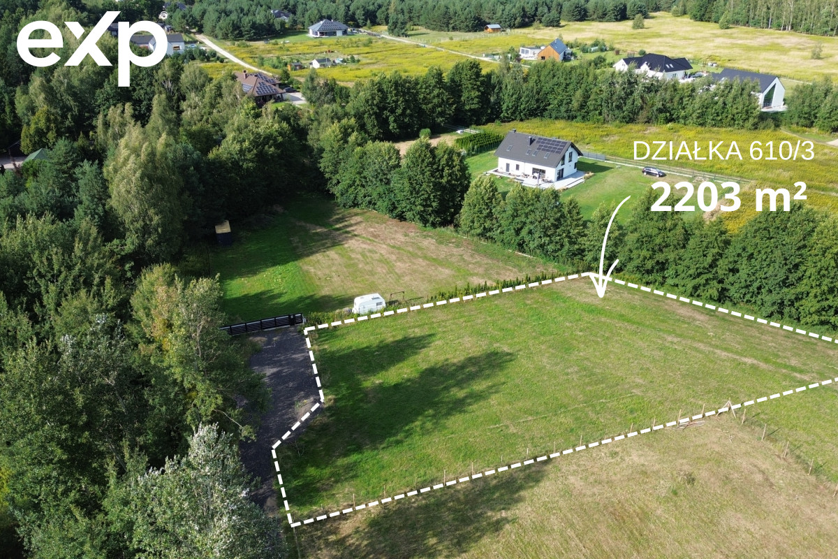 Działka (Pod zabudowę jednorodzinną) na sprzedaż w Uraz, ul., Krokusowa, 55-120, Uraz, trzebnicki, DOLNOŚLĄSKIE, Polska, 2203 m²