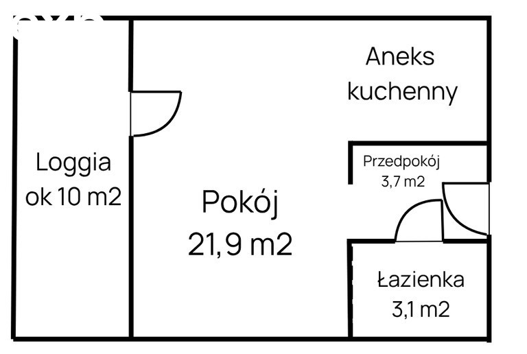 Apartment for sale in Poznań, ul., Garbary, 61-866, Poznań, Poznań, WIELKOPOLSKIE, Polska, 29 m²