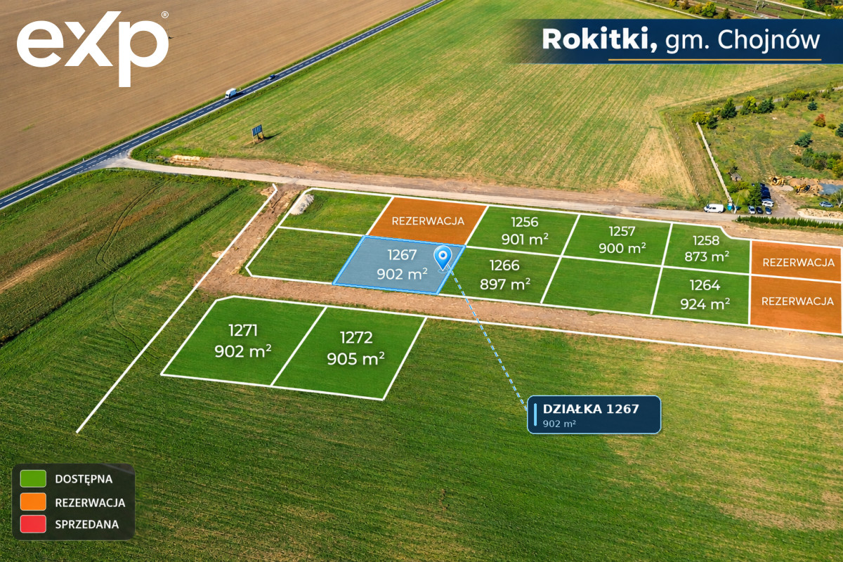 Land (For Single-Family Development) for sale in Rokitki, 59-225, Rokitki, legnicki, DOLNOŚLĄSKIE, Polska, 902 m²