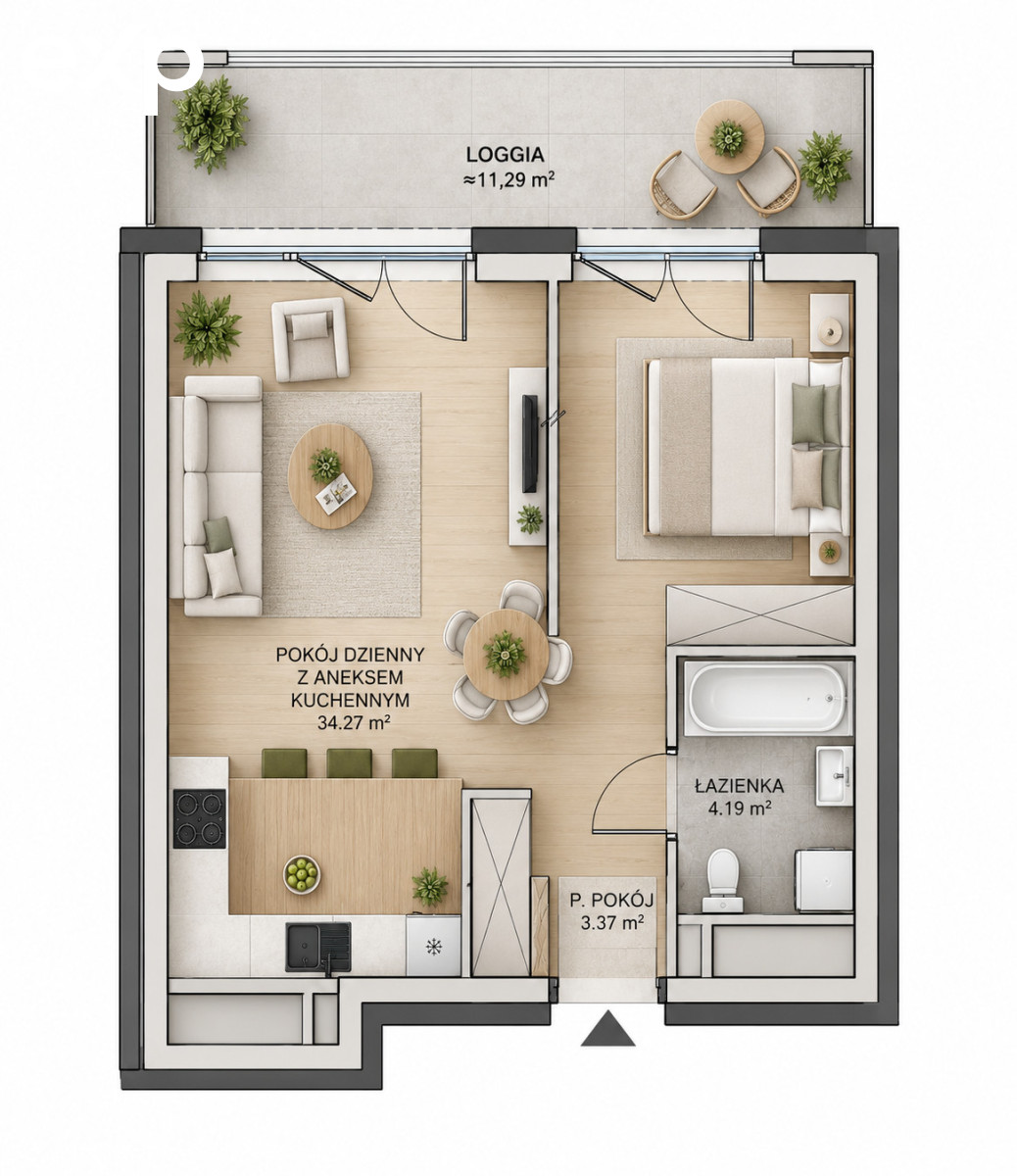Mieszkanie na sprzedaż w Wrocław, ul., Robotnicza, Wrocław, Wrocław, DOLNOŚLĄSKIE, Polska, 42 m²