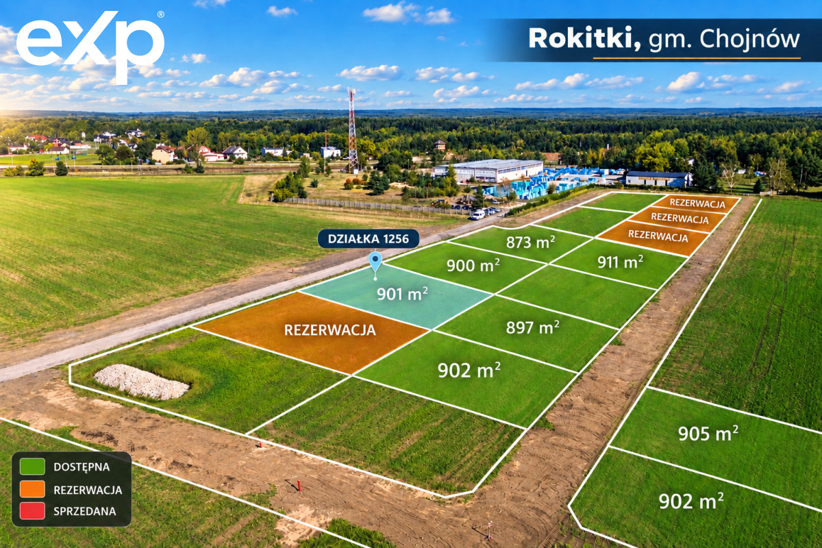 Działka (Pod zabudowę jednorodzinną) na sprzedaż w Chojnów, 59-225, Chojnów, legnicki, DOLNOŚLĄSKIE, Polska, 901 m²