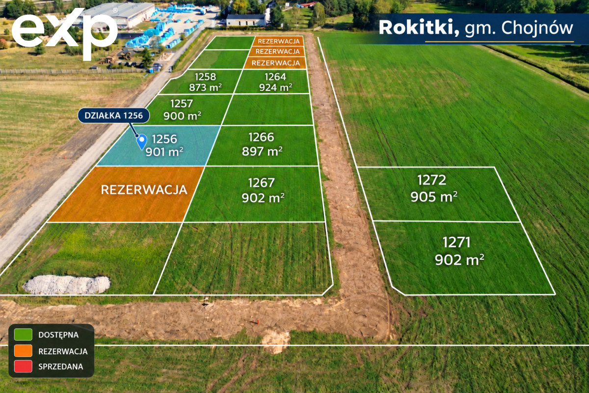 Działka (Pod zabudowę jednorodzinną) na sprzedaż w Chojnów, 59-225, Chojnów, legnicki, DOLNOŚLĄSKIE, Polska, 901 m²