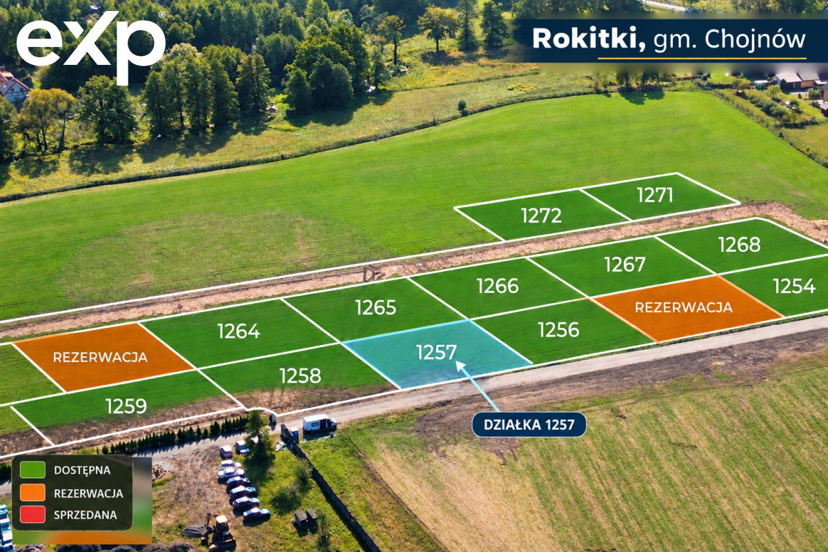 Działka (Pod zabudowę jednorodzinną) na sprzedaż w Rokitki, 59-225, Rokitki, legnicki, DOLNOŚLĄSKIE, Polska, 900 m²