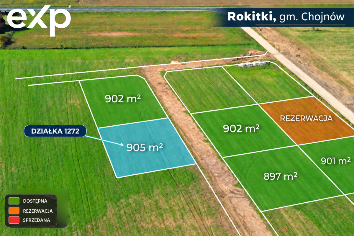 Land (For Single-Family Development) for sale in Rokitki, 59-225, Rokitki, legnicki, DOLNOŚLĄSKIE, Polska, 905 m²