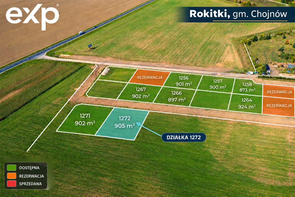 Land (For Single-Family Development) for sale in Rokitki, 59-225, Rokitki, legnicki, DOLNOŚLĄSKIE, Polska, 905 m²